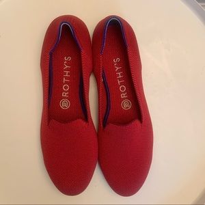 Rothy’s size 9 dark red loafer